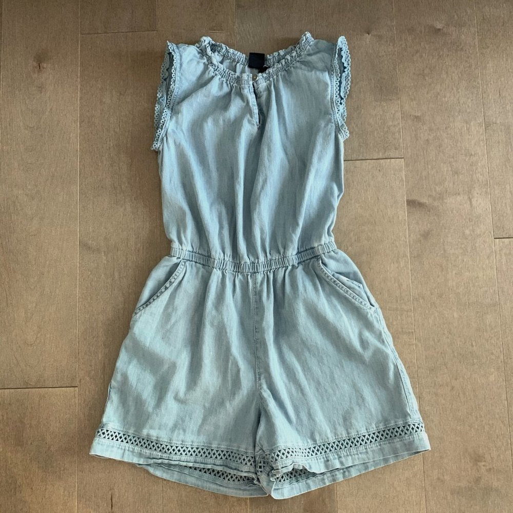Gap Girls Soft Denim Romper